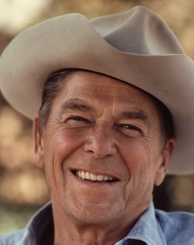 President Ronald Reagan is buried in Simi Valley, oftentimes nicknamed "Reagan Country".