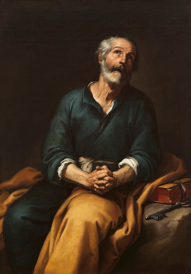 Saint Peter in Tears by Bartolomé Esteban Murillo (1617–1682)