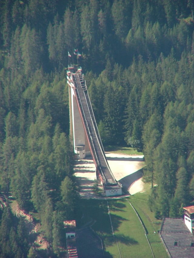 The Olympic ski jump
