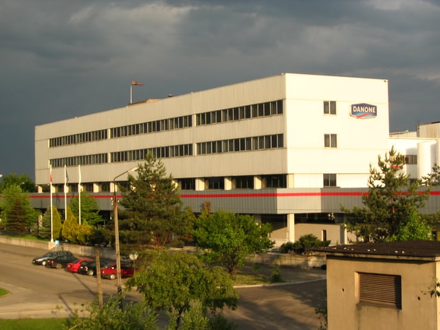 Danone factory in Bieruń, Poland