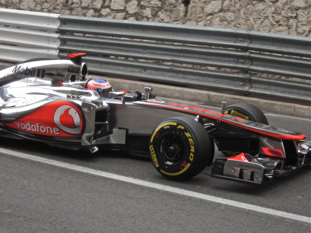 Button at the 2012 Monaco Grand Prix