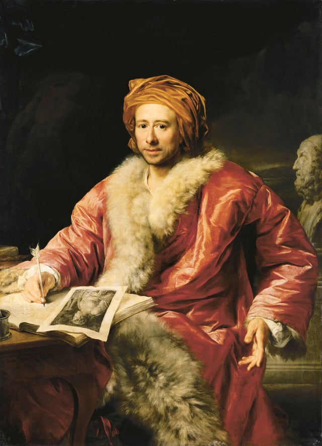 Anton von Maron, Portrait of Johann Joachim Winckelmann, 1768