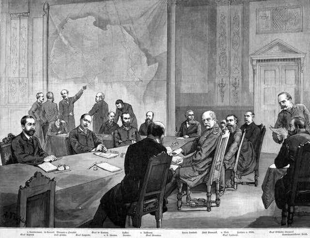 Bismarck at the Berlin Conference, 1884