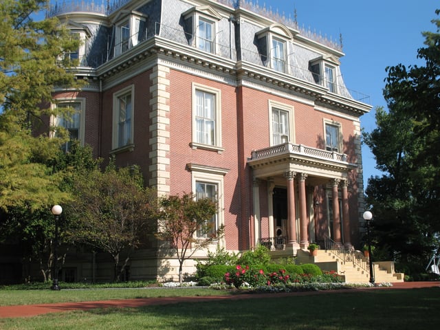 The Missouri Governor's Mansion in Jefferson City is on the U.S. National Register of Historic Places.