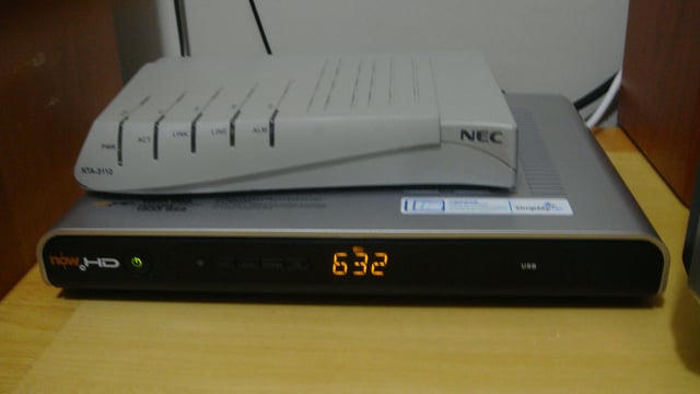 The bottom product is a set-top box, an electronic device which cable subscribers use to connect the cable signal to their television set.