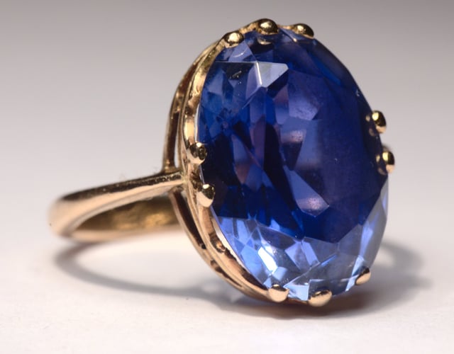 Sapphire ring made circa 1940