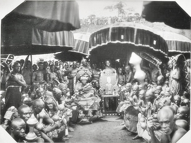 Golden Stool (Sika dwa) in the Ashanti Kingdom, 1935.