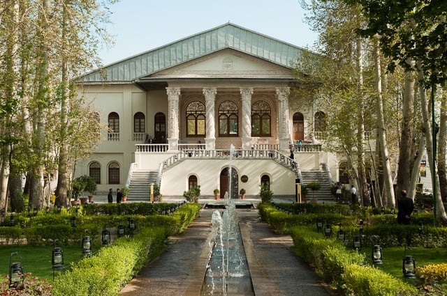 Ferdows Garden houses Iran's Cinema Museum.