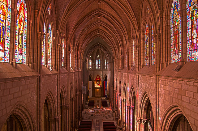 Celestory of the Basilica of the National Vow, Quito, Ecuador