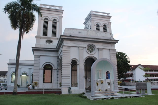 The Church of the Assumption is the oldest Catholic church in northern Malaysia.