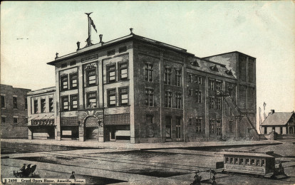 Grand Opera House, Amarillo, Texas (postcard, circa 1909–1924)