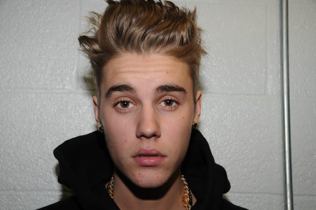 Bieber after his 2014 arrest in Miami, Florida
