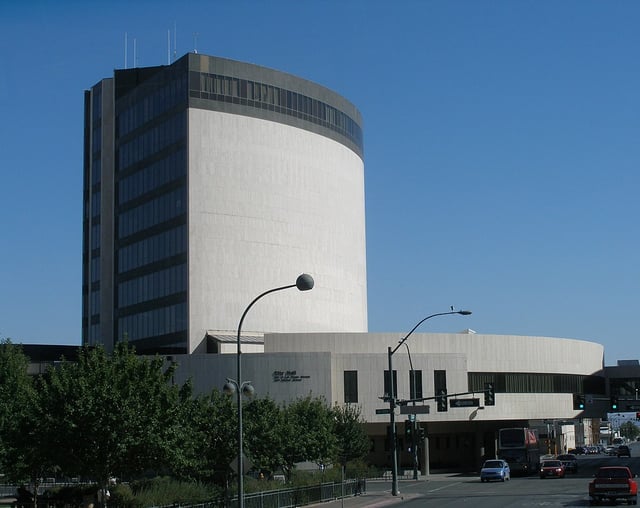 Old Las Vegas City Hall prior to renovation and becoming new headquarters