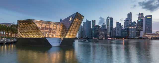 Louis Vuitton store in Singapore.