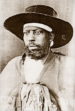 Portrait of Menelik II