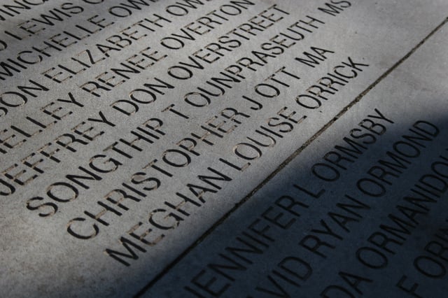 The university's oldest tradition, Senior Walk contains the names of over 120,000 alumni