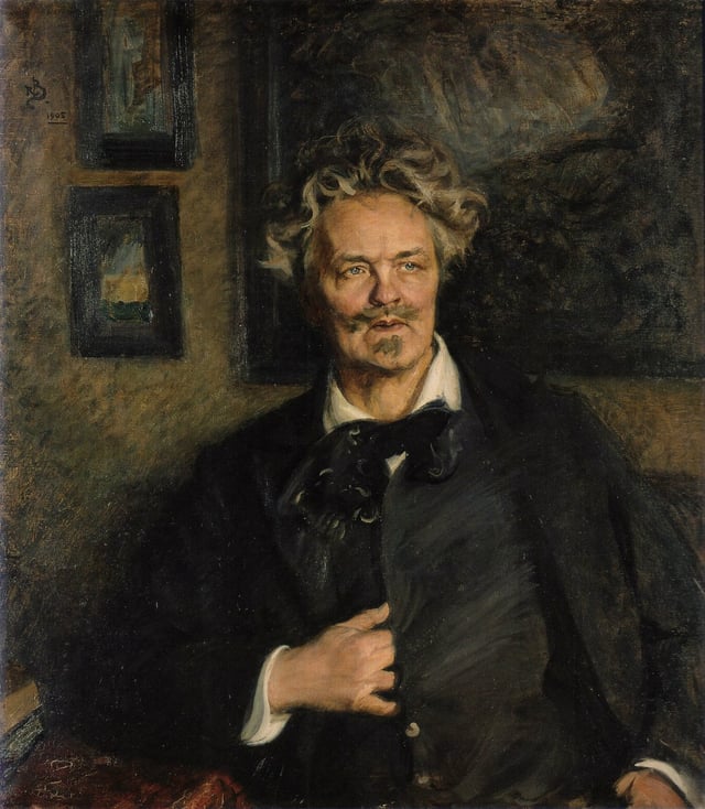 The writer and playwright August Strindberg