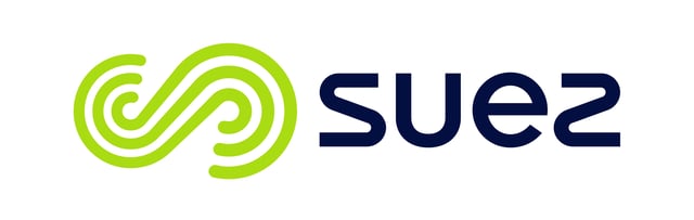 Logo for French-based utility company Suez