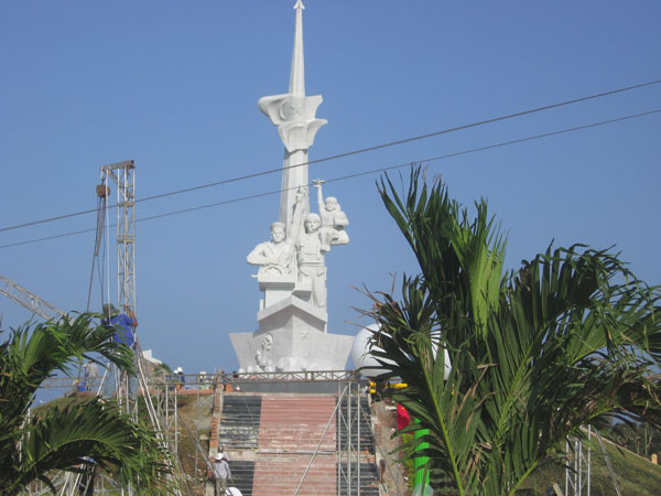 Cam Ranh Bay memorial complex dedicated to Soviet, Russian and Vietnamese servicemen