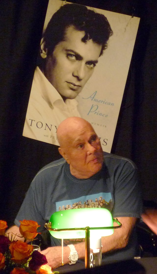 Curtis in 2009, during a book-signing of his memoir American Prince