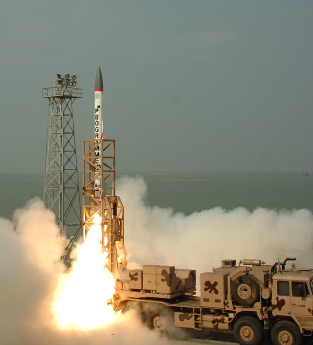 Advanced Air Defence (AAD) missile launch, 2008