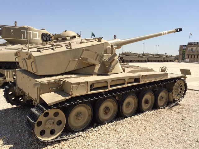 Israeli AMX-13, shown here from the rear and side