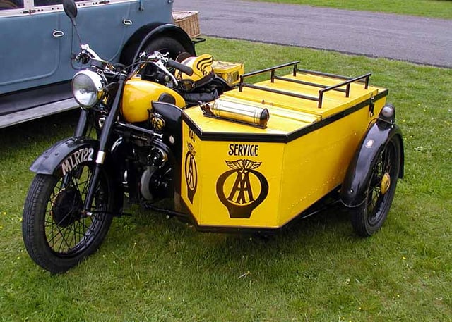 A former AA BSA patrol bike from 1951