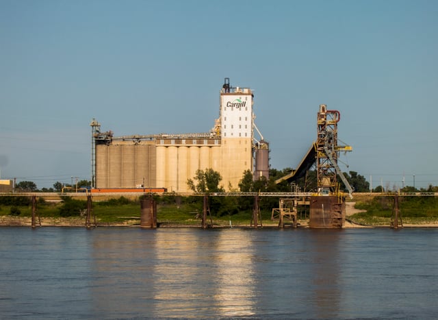 Cargill grain elevator in East St. Louis