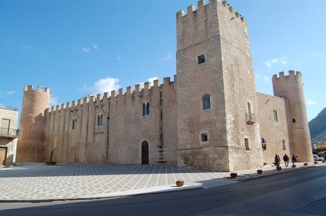 Castle of the Counts of Modica (Alcamo) in Alcamo
