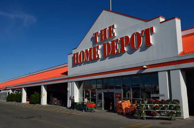 The Home Depot store in Markham, Ontario, Canada.