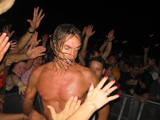 Iggy Pop at Beale Street Music Festival, Memphis in May 2007