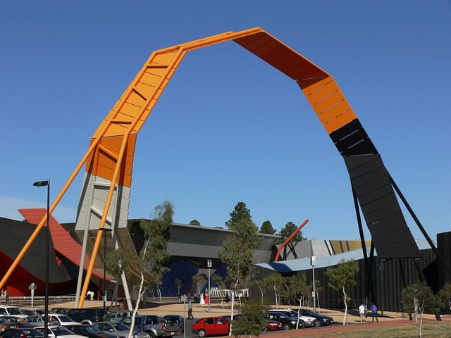 The National Museum of Australia established in 2001 records Australia's social history and is one of Canberra's more architecturally daring buildings.