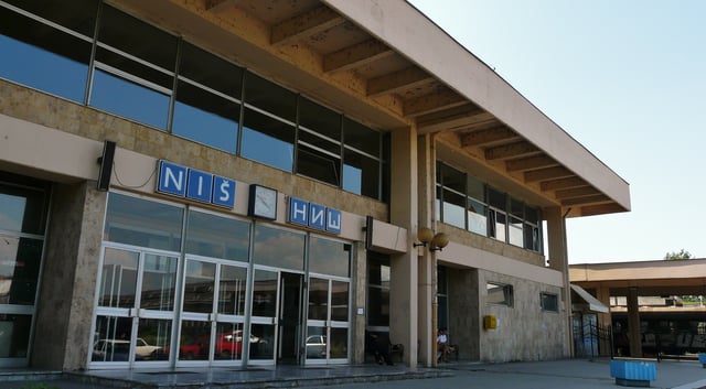 Railway station in Niš.