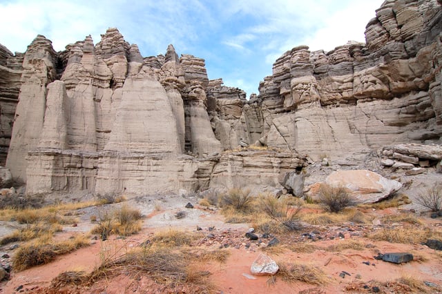O'Keeffe's "White Place," the Plaza Blanca cliffs and badlands near Abiquiú