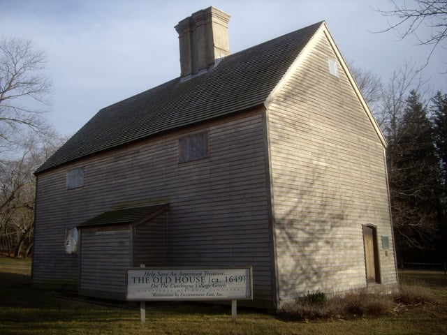 The Old House in Cutchogue, built 1649, is the oldest English-style house in the state.