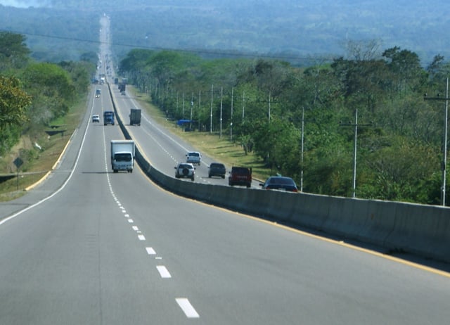 A highway in Honduras