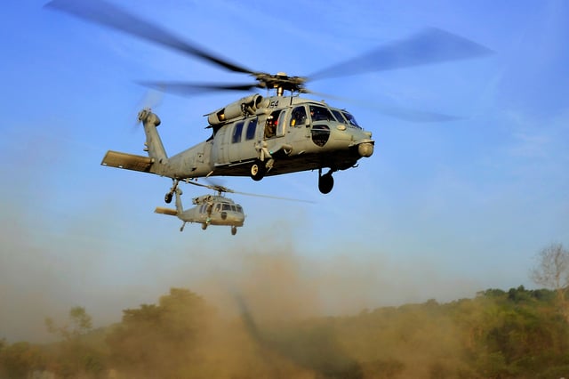 MH-60S in East Timor