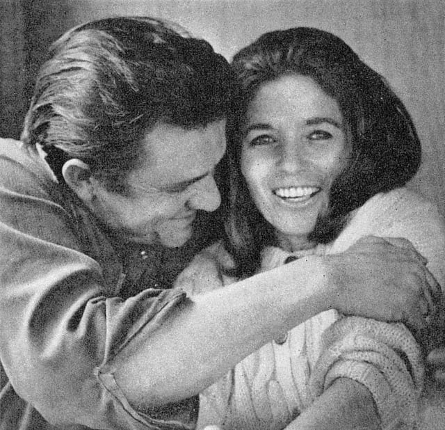 Johnny Cash and his second wife, June Carter, 1969