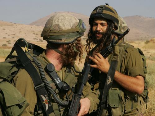 IDF soldiers of the religious 97th "Netzah Yehuda" Infantry Battalion