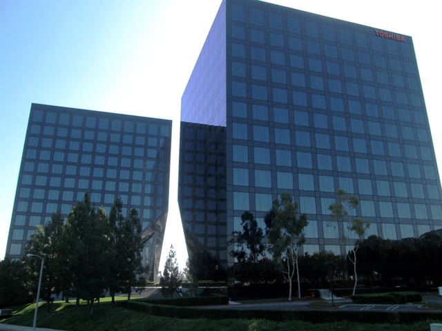 Among other companies, Toshiba America Electronics is located in the Newport Gateway buildings on MacArthur Boulevard