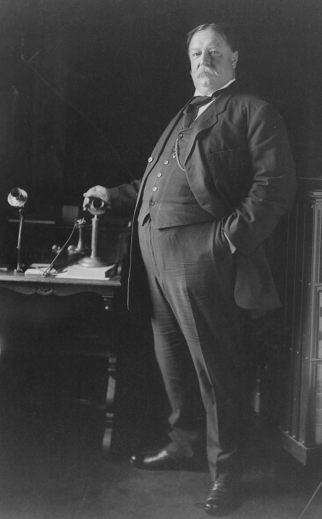 United States President William Howard Taft was often ridiculed for being overweight