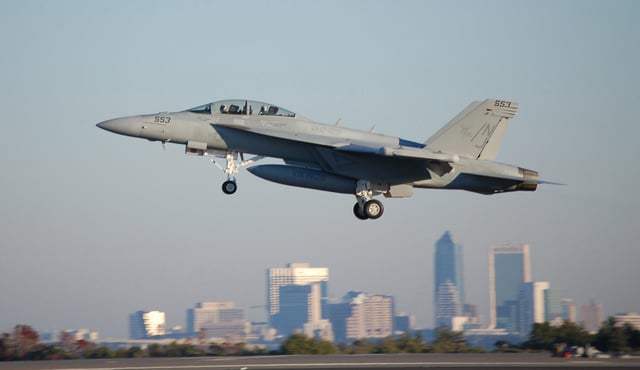 Boeing F/A-18E/F Super Hornet at Naval Air Station Jacksonville