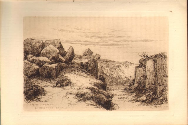 Limestone Corner from Bruce's Handbook to the Roman Wall (1885)