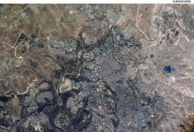 Astronauts' view of Jerusalem