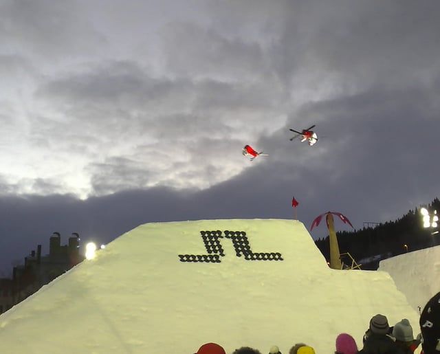 The freeskiing competition Jon Olsson invitational in Åre