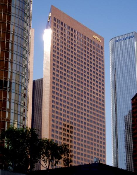 The KPMG Tower at 355 South Grand Avenue in Los Angeles, California