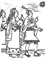 Manco Cápac and Mama Ocllo, children of the Inti