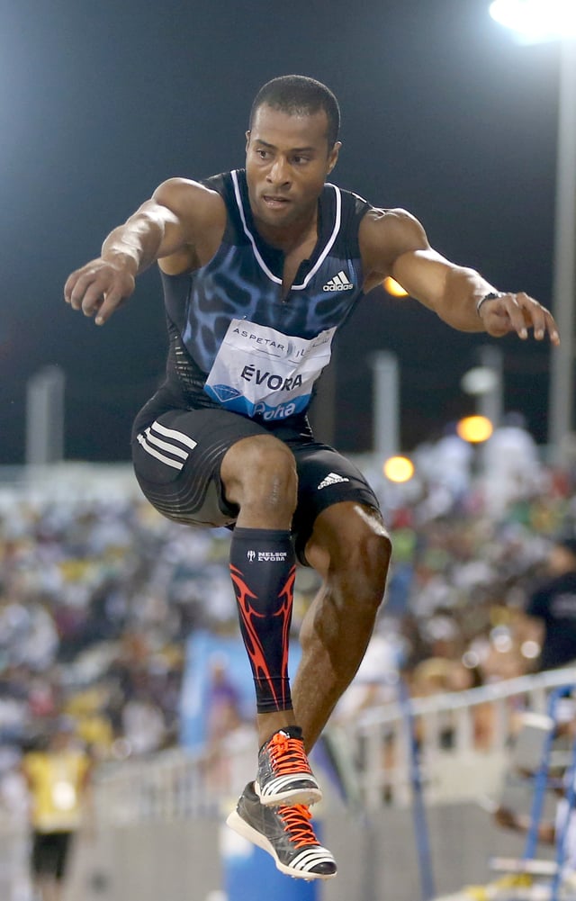 Nelson Évora won gold in triple jump at the 2008 Beijing Olympics.