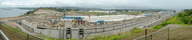 New Panama Canal expansion project. July 2015