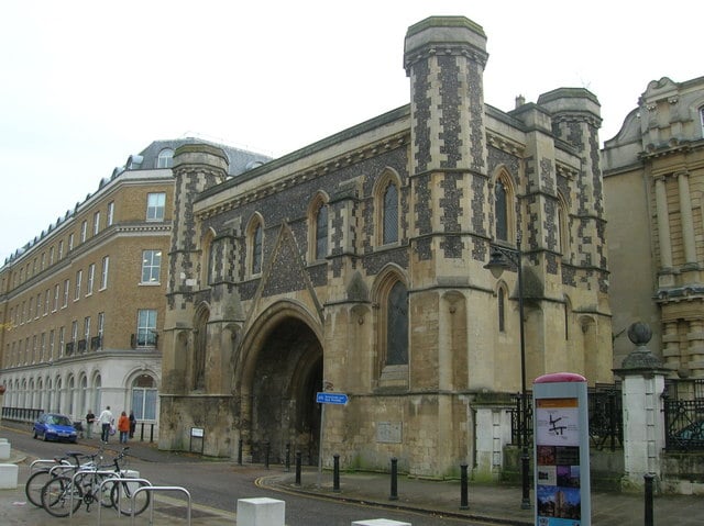 The Abbey Gateway, where Jane Austen went to school